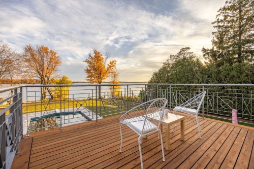 Balcon - 20110 Ch. Lakeshore, Baie-D'Urfé, QC - Outdoor With Deck Patio Veranda With View With Exterior