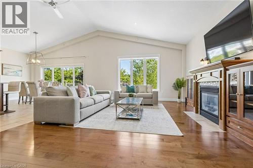 91 Gouda Place, Cambridge, ON - Indoor Photo Showing Living Room With Fireplace