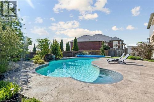 91 Gouda Place, Cambridge, ON - Outdoor With In Ground Pool With Backyard