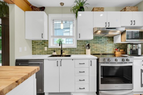 Cuisine - 516 Ch. Des Cimes, Saint-Sauveur, QC - Indoor Photo Showing Kitchen With Upgraded Kitchen