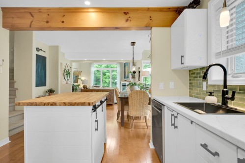 Cuisine - 516 Ch. Des Cimes, Saint-Sauveur, QC - Indoor Photo Showing Kitchen With Upgraded Kitchen
