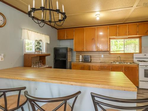 799 Coldstream Road, East Quinan, NS - Indoor Photo Showing Kitchen With Double Sink