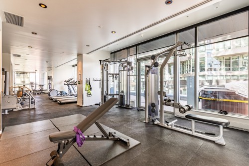 Salle d'exercice - Ph3701-1155 Rue De La Montagne, Montréal (Ville-Marie), QC - Indoor Photo Showing Gym Room