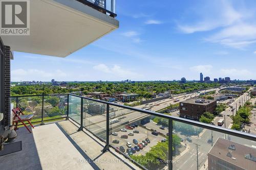 Balcony #2- Southwestern views (with BBQ gas line) - 1203 - 203 Catherine Street, Ottawa, ON 