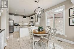 Updated Eat-In Kitchen modern Pedants & Potlights - 