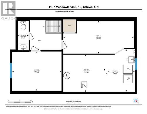 iGuide Floor Plan- Basement - 1107 Meadowlands Drive, Ottawa, ON - Other