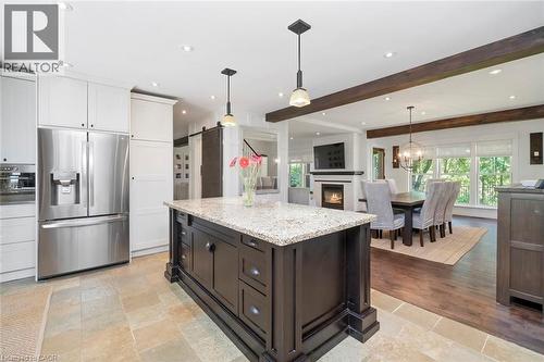Kitchen view toward pantry - 58 Central Drive, Hamilton, ON 