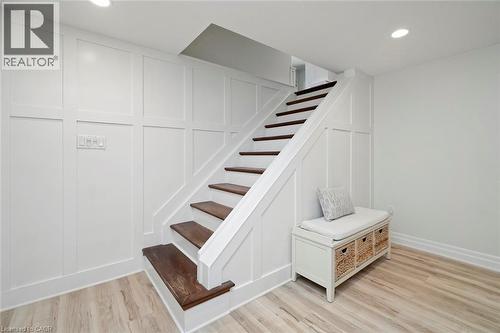 Staircase to Basement - 58 Central Drive, Hamilton, ON 