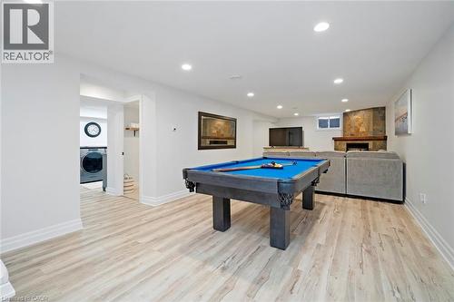 Basement Recreation and television space - 58 Central Drive, Hamilton, ON 