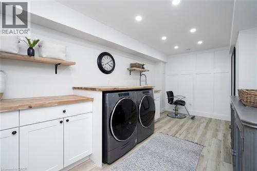 Basement Laundry Room - 58 Central Drive, Hamilton, ON 
