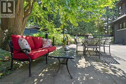Backyard patio - 58 Central Drive, Hamilton, ON 