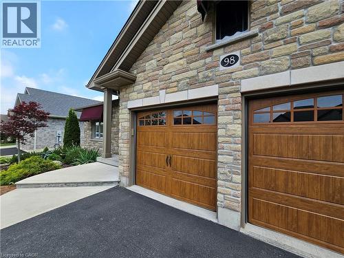 Insulated double garage doors - 98 Allandale Crescent, Simcoe, ON - Outdoor