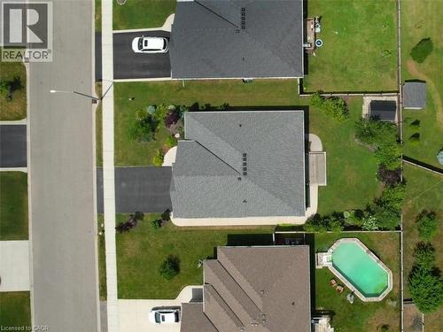 Aerial view of property - 98 Allandale Crescent, Simcoe, ON - Outdoor With View