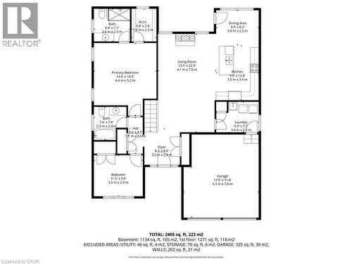 Floorplan - Main - 98 Allandale Crescent, Simcoe, ON - Other