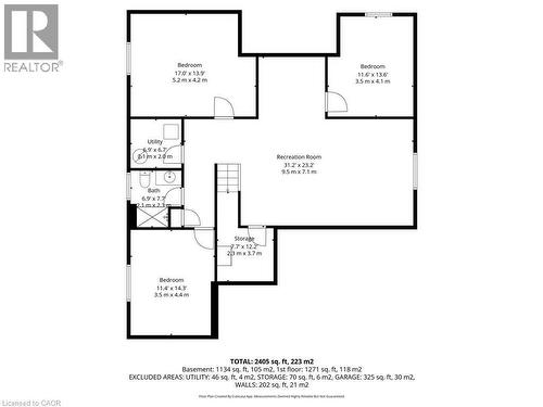 Floorplan - Basement - 98 Allandale Crescent, Simcoe, ON - Other