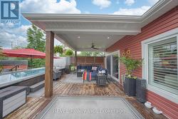Covered deck area - 