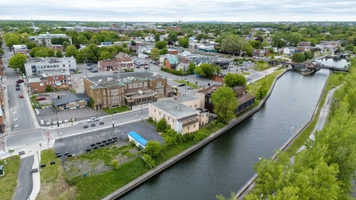 Photo aérienne - 236  - 238 Rue Champlain, Saint-Jean-Sur-Richelieu, QC - Outdoor With Body Of Water With View