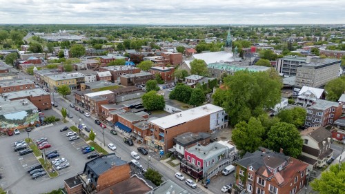 Photo aérienne - 236  - 238 Rue Champlain, Saint-Jean-Sur-Richelieu, QC - Outdoor With View