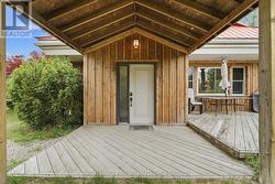 Covered porch for Unit 1 - 