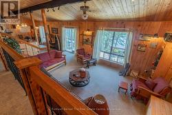 Kitchen overlooking the living room. - 
