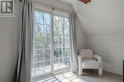 While the private riverside balcony draws you out - 