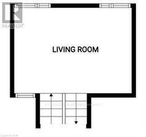 Liiving Room Floor Plan - 3200 Greenbough Crescent, Burlington, ON 