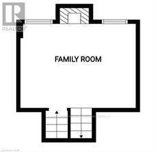 Above ground Family room floor plan - 3200 Greenbough Crescent, Burlington, ON 