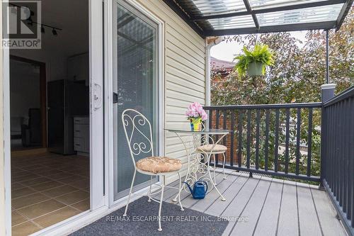 2nd Floor Balcony from Kitchen - 82 Burris Street, Hamilton, ON 