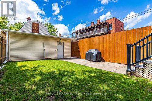 Backyard and Garages Fully Fenced - 82 Burris Street, Hamilton, ON 