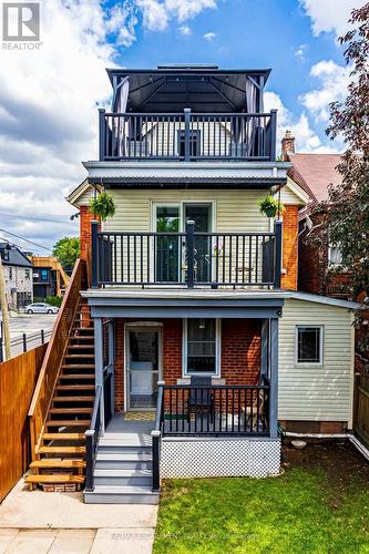 Rear of House - 82 Burris Street, Hamilton, ON 