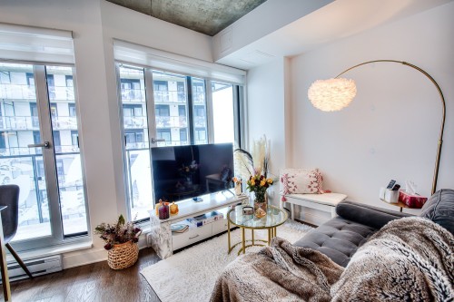 Living Room - 906-101 Rue Peel, Montréal (Le Sud-Ouest), QC 
