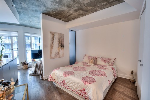 Bedroom - 906-101 Rue Peel, Montréal (Le Sud-Ouest), QC 