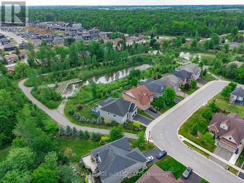 Backing onto greenspace with pond. - 43 Allegra Drive, Wasaga Beach, ON 