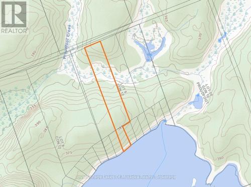 Topographic View. Property Lines Are Approximate. - 0 Island Lake Road, Kearney, ON 
