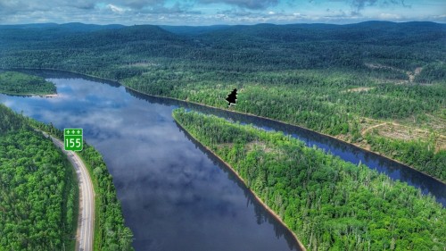 Photo aérienne - Ch. Fowler, Trois-Rives, QC 
