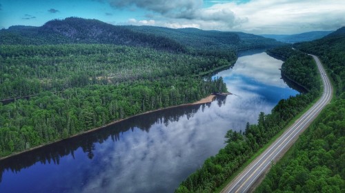 Photo aérienne - Ch. Fowler, Trois-Rives, QC 