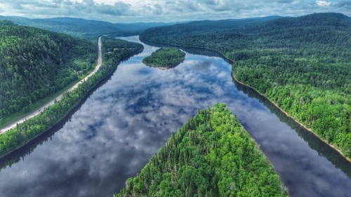 Photo aérienne - Ch. Fowler, Trois-Rives, QC 