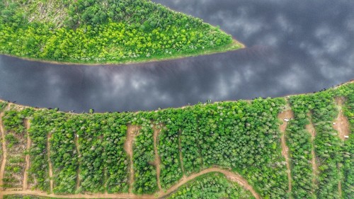 Photo aérienne - Ch. Fowler, Trois-Rives, QC 