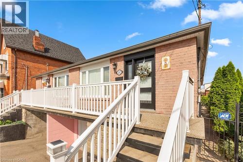 Front aspect of the house. - 202 Ray Street N, Hamilton, ON - Outdoor With Exterior