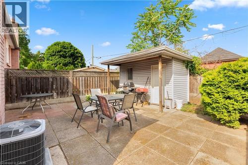 Patio terrace. - 202 Ray Street N, Hamilton, ON - Outdoor