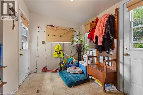 Mud room with tiled flooring. - 193 Locke Street N, Hamilton, ON - Indoor