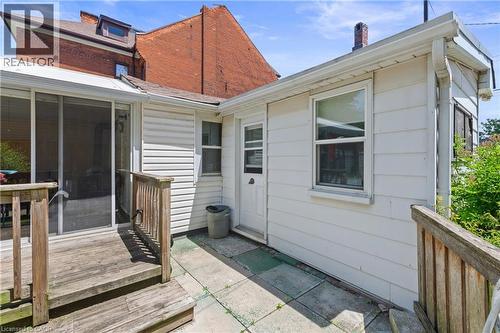 Side entrance into the mud room. - 193 Locke Street N, Hamilton, ON - Outdoor With Exterior