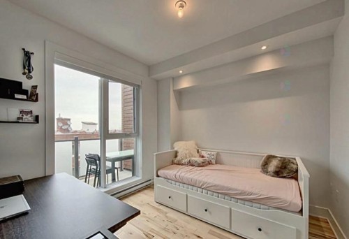 Bedroom - 404-3950 Rue Sherbrooke E., Montréal (Mercier/Hochelaga-Maisonneuve), QC 