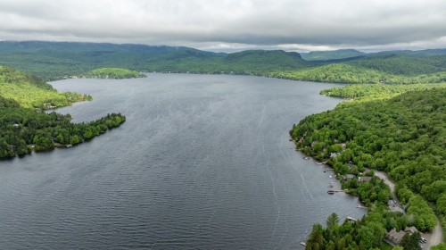Aerial View - Ch. De La Pointe, Lantier, QC 
