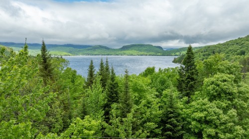 Aerial View - Ch. De La Pointe, Lantier, QC 