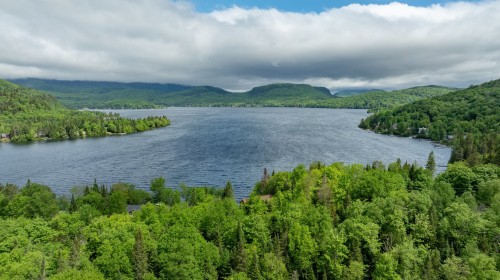 Aerial View - Ch. De La Pointe, Lantier, QC 