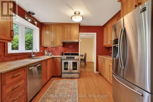 Stainless steel appliances and ampleprep space - 1681 Amberdale Crescent, Ottawa, ON 