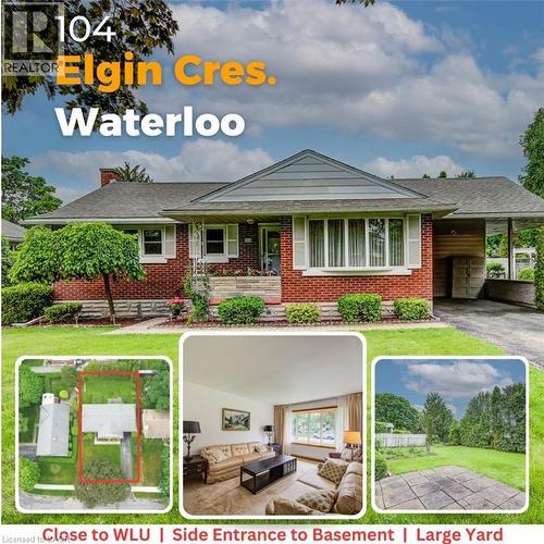 104 ELGIN Crescent  Waterloo, ON N2J 2S2