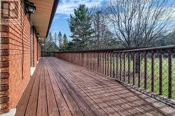 Long Deck connected to back yard - 