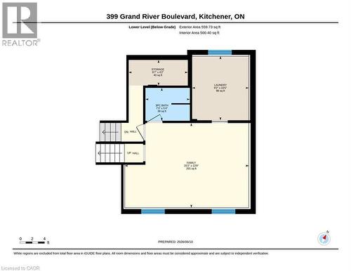 Floor plan - 399 Grand River Boulevard, Kitchener, ON 